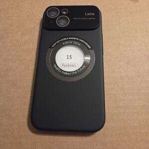 Kathy Tech Branded iPhone 15 Case Designed To Hold Cards Magnetically NEW